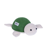 Handmade crochet stuffed turtle