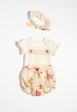 alisé - Tweedelig baby set t-shirt met salopetteshort - Alisé kids