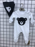 RG - Unisex baby jumpsuit 🐨 wit - Alisé kids